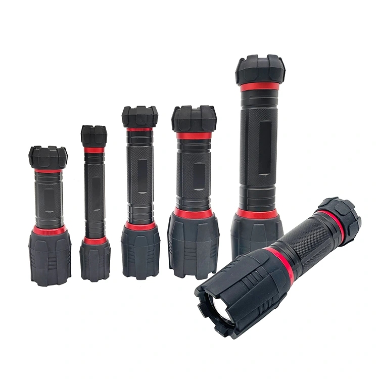 High-Power Rubberized Flashlight