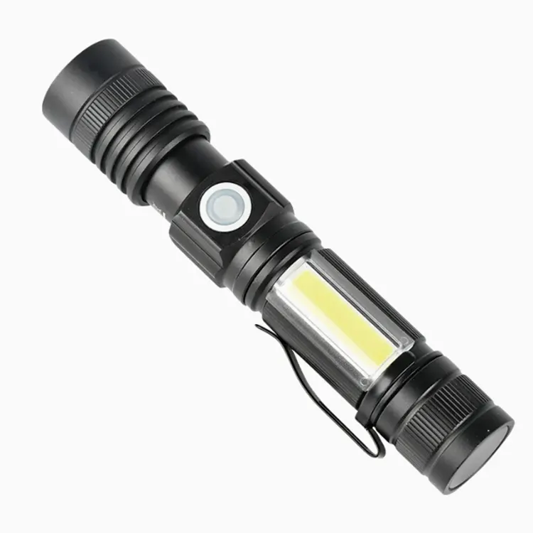LED COB Rechargeable Flashlight